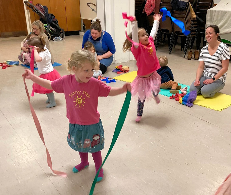 toddler play and dance group creative movement in cambridge